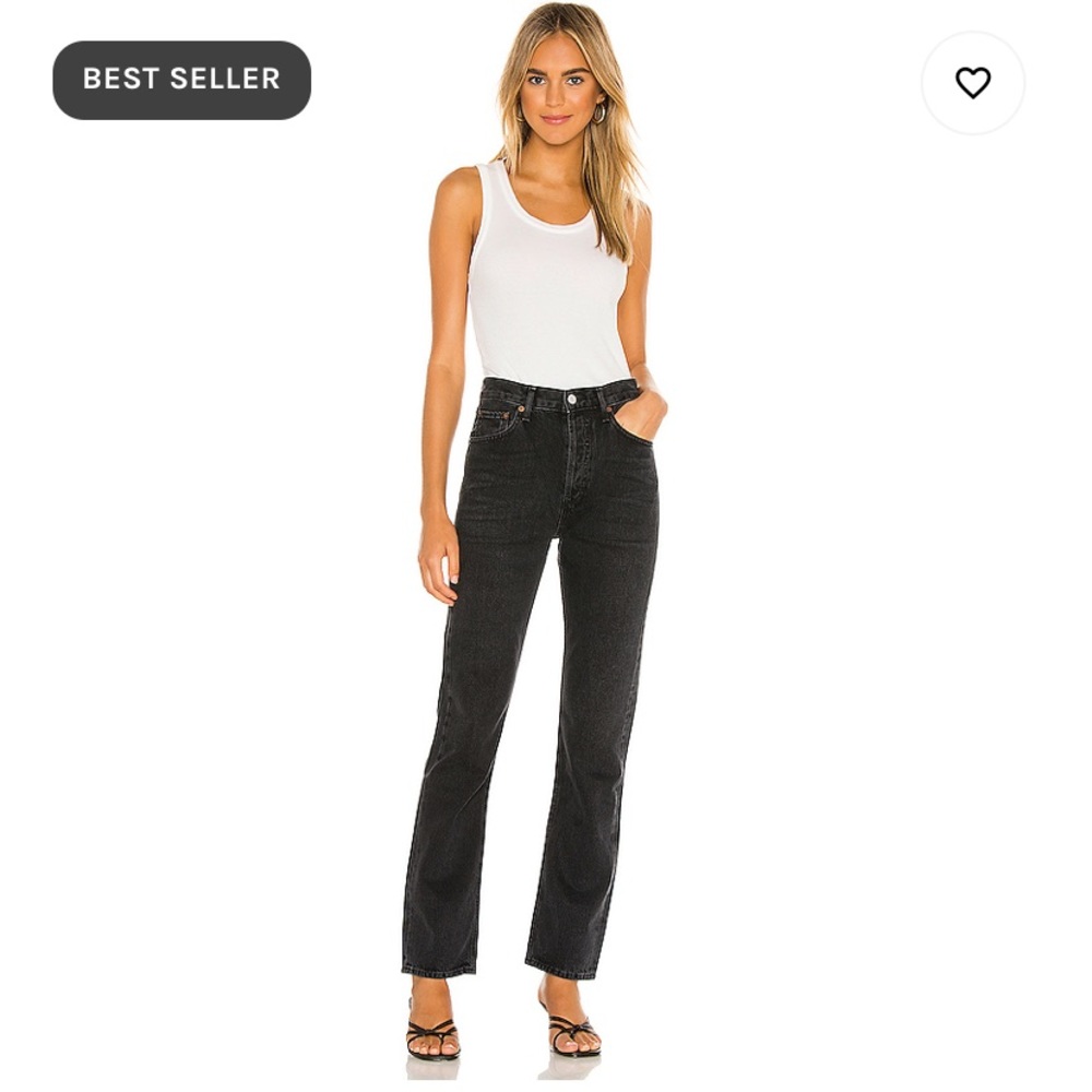 Agolde Lana Vintage Straight in Haywire